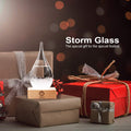 Station météo Storm Glass, prévisionniste météo, baromètre en verre en forme de goutte, décorations de Noël, bouteilles en verre pour la maison et le bureau (S)