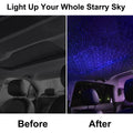 LEDCARE USB Projector Night Light, Portable Adjustable Star Roof Light Car Interior LED Romantic Atmosphere Star Light for Cars Trucks Bedroom Party Decoration((Violet Blue)