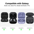 AIRSPO Silicone Case Compatible for Samsung Galaxy Buds 2 Pro/Galaxy Buds2/ Galaxy Buds Pro/Galaxy Buds Pro 2/ Galaxy Buds Live/Galaxy Buds FE Case (Black)