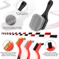 Car Detailing Brush Set, 11Pcs Car Detailing Kit Includes Car Interior Detailing Brushes, Car Wheel & Tire Brush for Rim Cleaner, Car Cleaning Brush for Dust, Engine Brush, Air Vent Brush