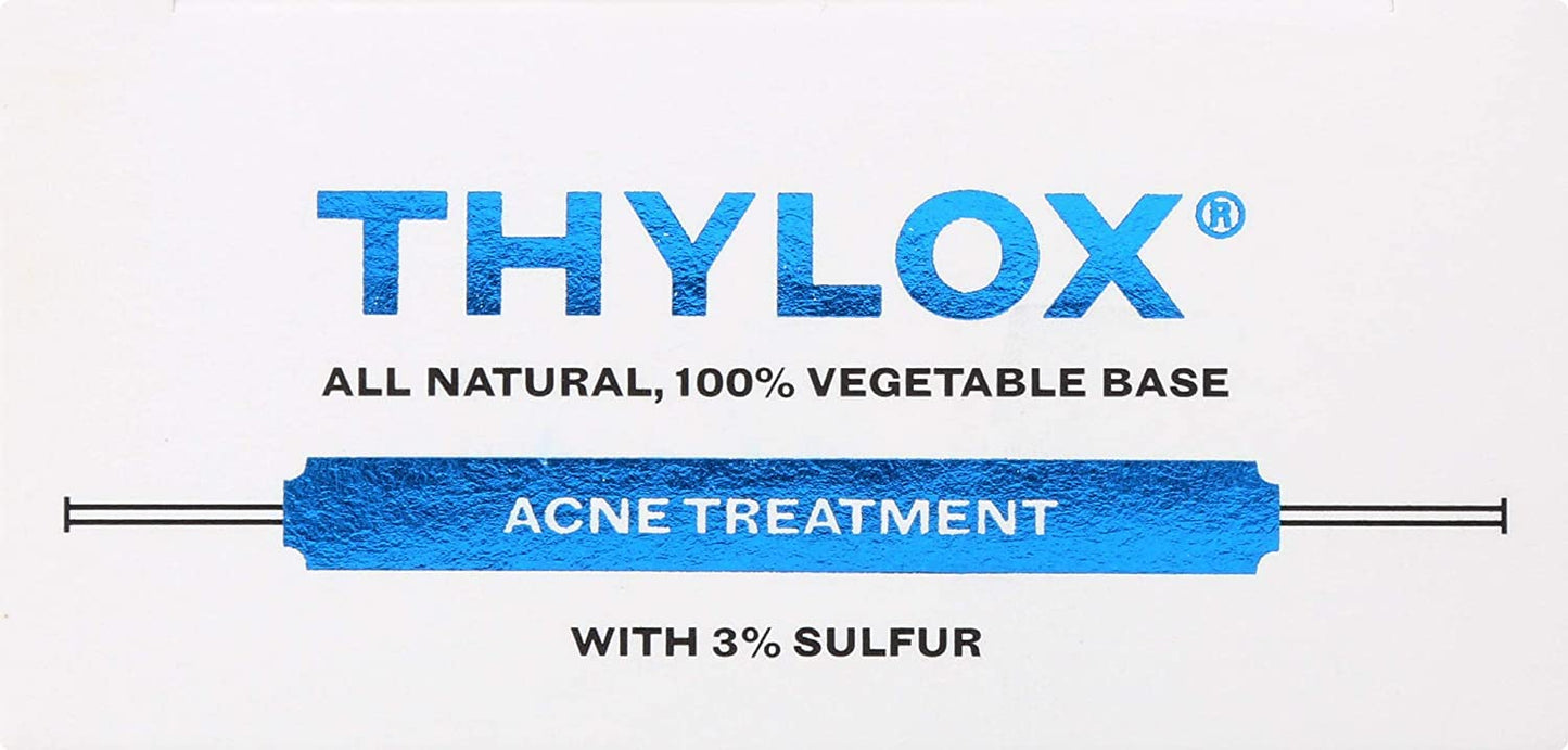 The Grandpa Soap Company Thylox Bar Soap Vegan, Clean Face & Body Soap | Acne Treatment Soap with 3% Sulfur | Paraben Free Bar Soap | Unisex | 3.25 Oz.