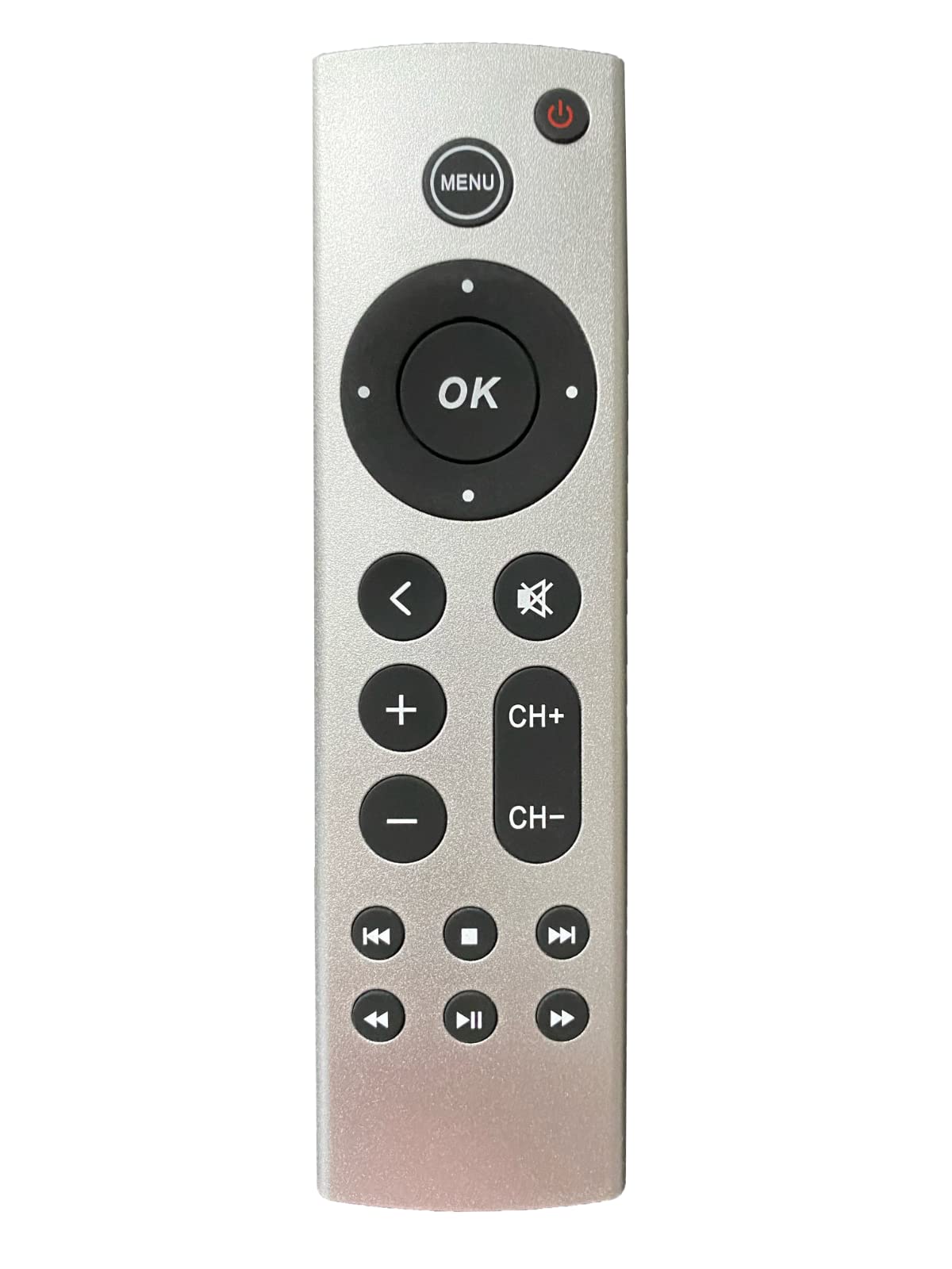 Universal Replacement Remote for Apple TV 4K/ Gen 1 2 3 4/ HD A2843 A2737 A2169 A1842 A1625 A1427 A1469 A1378 A1218, No Voice Command Included