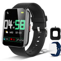 Cattle Herder Smart Watch for Android Phones, Smart Watch for Men Women, 1.69" Curved Screen Smartwatch Waterproof Fitness Tracker Fitness Watches (Black/Blue)