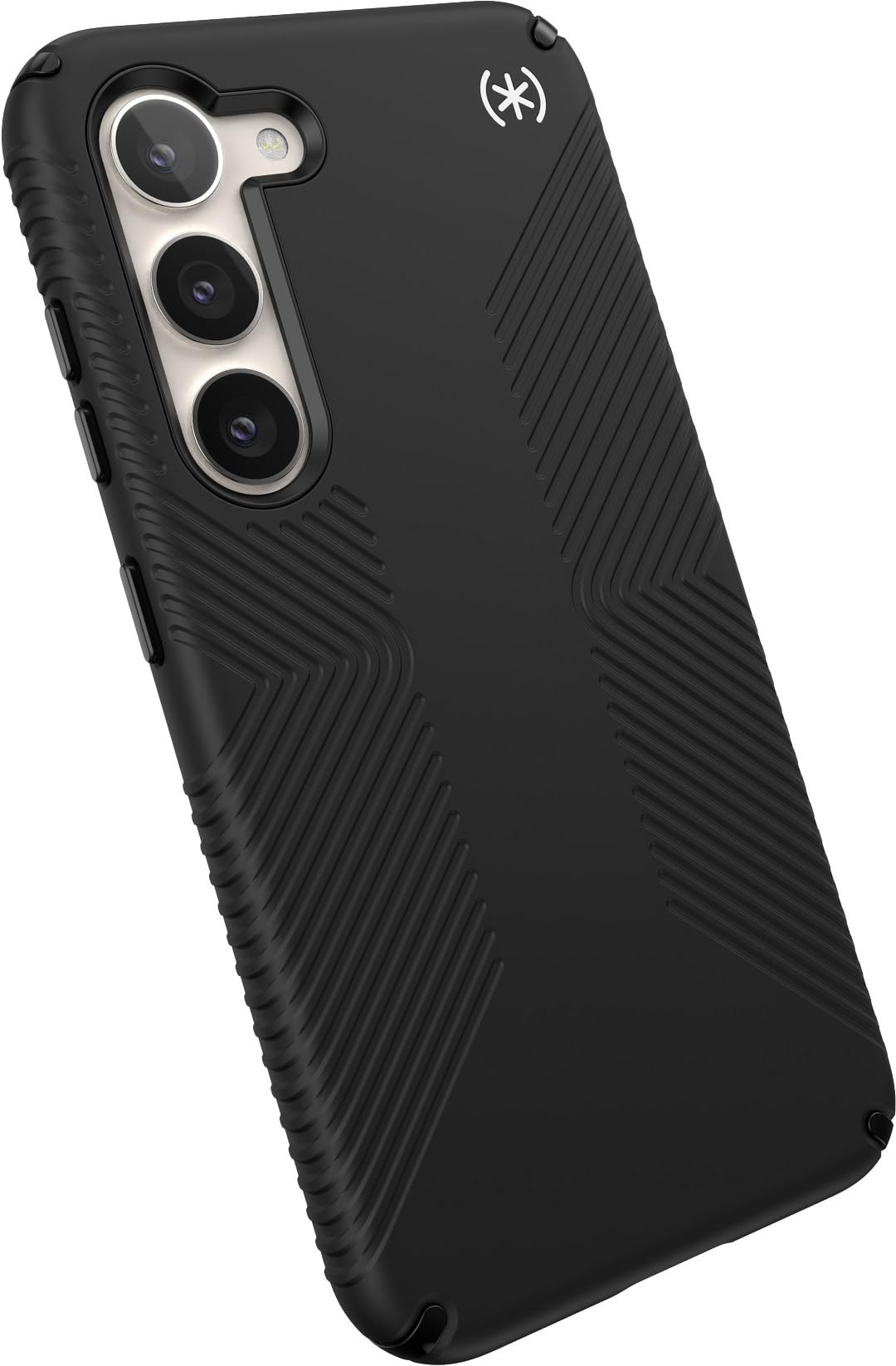 Speck Presidio 2 Grip Samsung Galaxy S23 Case - Drop & Camera Protection, Soft-Touch Secure Grip, Wireless Charging Compatible, Shock Absorbant, Galaxy S23 Case - Black