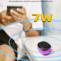 OROROW Petit haut-parleur Bluetooth, mini haut-parleur portable sans fil, portée Bluetooth de 49 pieds, basses améliorées, prise en charge de la carte TF, haut-parleur Bluetooth pour iPhone, voyage, randonnée, voiture, cadeau (violet)