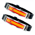 COHHFWPD Spanish Flag Silicone Bracelet, Rubber Flag Bracelet, Personalized Bracelets 2pcs as a Good Gifts for Youngster