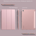 TiMOVO Case for Samsung Galaxy Tab A9+/A9 Plus 11" 2023, Slim Soft TPU Translucent Frosted Back Protective Cover for Galaxy Tab A9+ Tablet SM-X210/X216/X218, Auto Wake/Sleep, Rose Gold