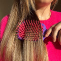 FHI Heat UNbrush Detangling Brush for Pain-Free Brushing on All Wet or Dry Hair Types — Durable DuoFlex Anti-Static Bristles, Lightweight Handle, Vented Hair Brush