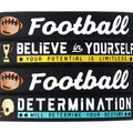 Pulseras de silicona de fútbol Inkstone con citas deportivas motivacionales Pulseras de goma inspiradoras