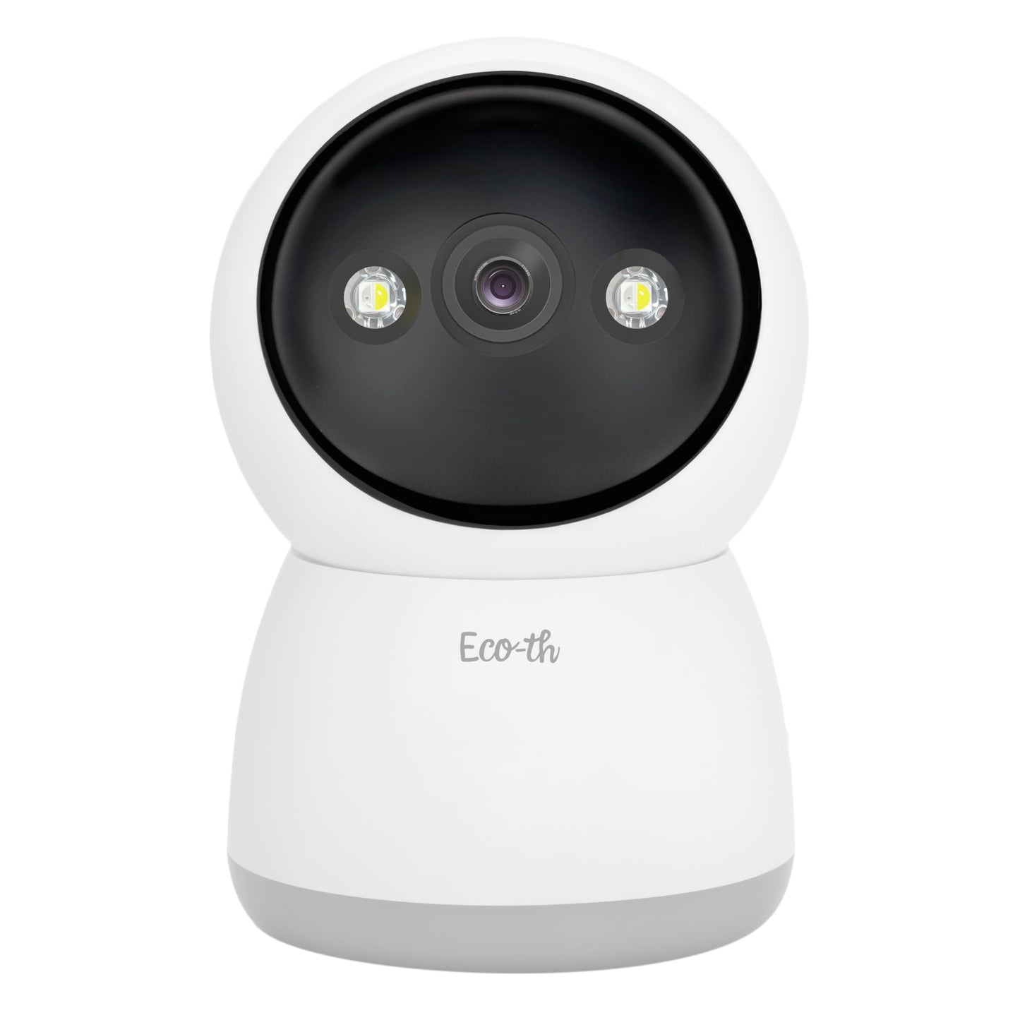 ECO-TH Indoor Pan/Tilt Home Smart Security Camera, 1080p HD Dome Camera with Speaker,2.4GHz Night Vision,Motion Detection Indoor Security Camera for Baby Monitor, Cloud & SD Card Storage