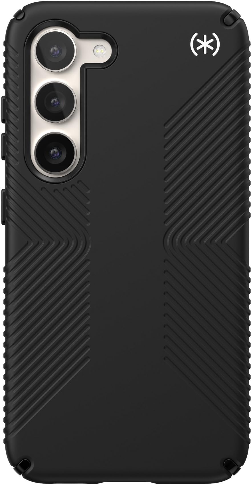 Speck Presidio 2 Grip Samsung Galaxy S23 Case - Drop & Camera Protection, Soft-Touch Secure Grip, Wireless Charging Compatible, Shock Absorbant, Galaxy S23 Case - Black