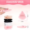 8 Pieces Triangle Powder Puff Face Soft Triangle Makeup Puff Velour Cosmetic Foundation Blender Sponge Beauty Makeup Tools