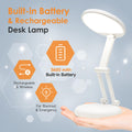 Battery Operated Lamp Rechargeable Lamp Foldable+Portable Light,9 Brightness Dimmable Cordless Lamp Rechargeable Light Wireless Lamp Mini Lamp,Cordless Lamps Rechargeable Cordless Table Lamp USB Light