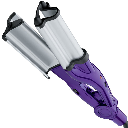 Bed Head Wave Artist Deep Waver | Combat Frizz, Get Long Lasting Results, & Add Massive Shine for Beachy Waves | With Tourmaline Ceramic Technology (Purple)