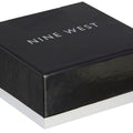 Pulsera elástica con corazón de cristal pavé en tono plateado para mujer de NINE WEST