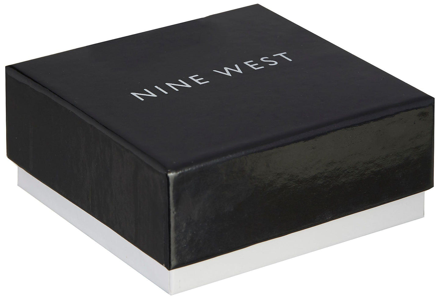 Pulsera elástica con corazón de cristal pavé en tono plateado para mujer de NINE WEST