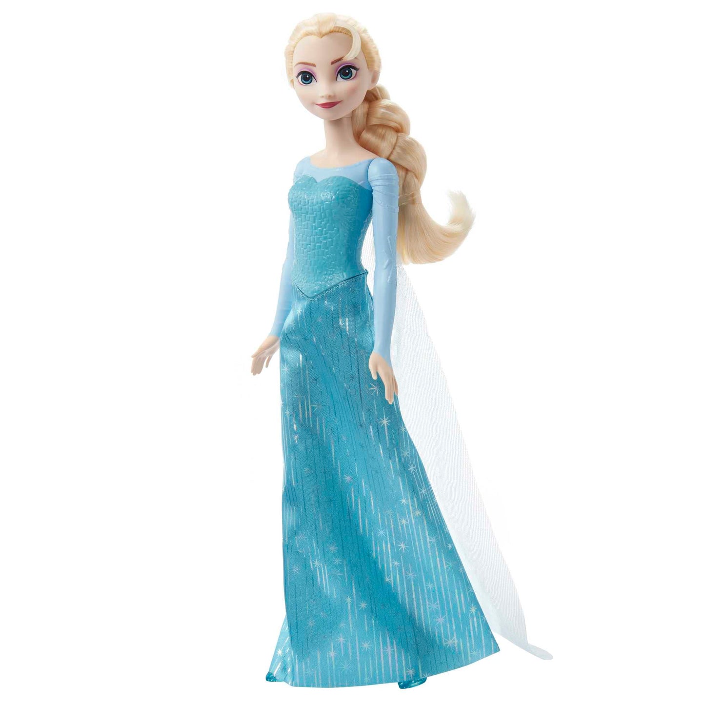 Jouets Disney Frozen de Mattel, poupée mannequin Elsa et accessoire avec un look signature, inspirés du film