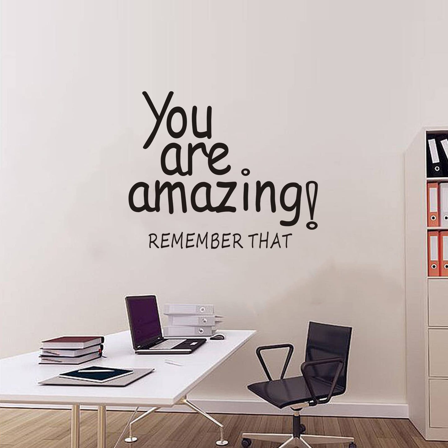 Wall Stickers for Kids, Motivational Wall Decals, (Easy to Apply), Vinyl Wall Decor Art Quotes Inspirational Boys Girls Teen Men Women, Bedroom Gym Office Home Words Signs, You are Amazing 18"X15"