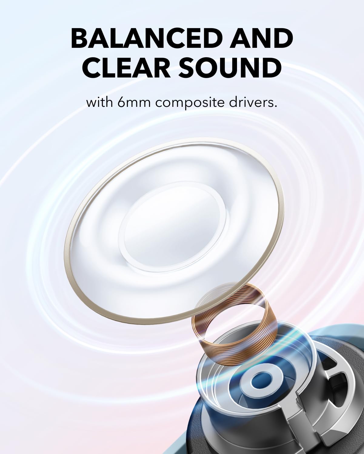 Soundcore A30i by Anker,Lipstick-Shaped Stylish Design, Tiny, Lightweight Comfort, Smart Noise Cancelling, Clear Sound,24H Playtime,IP54,Wireless Earbuds,Bluetooth 5.4(Renewed)