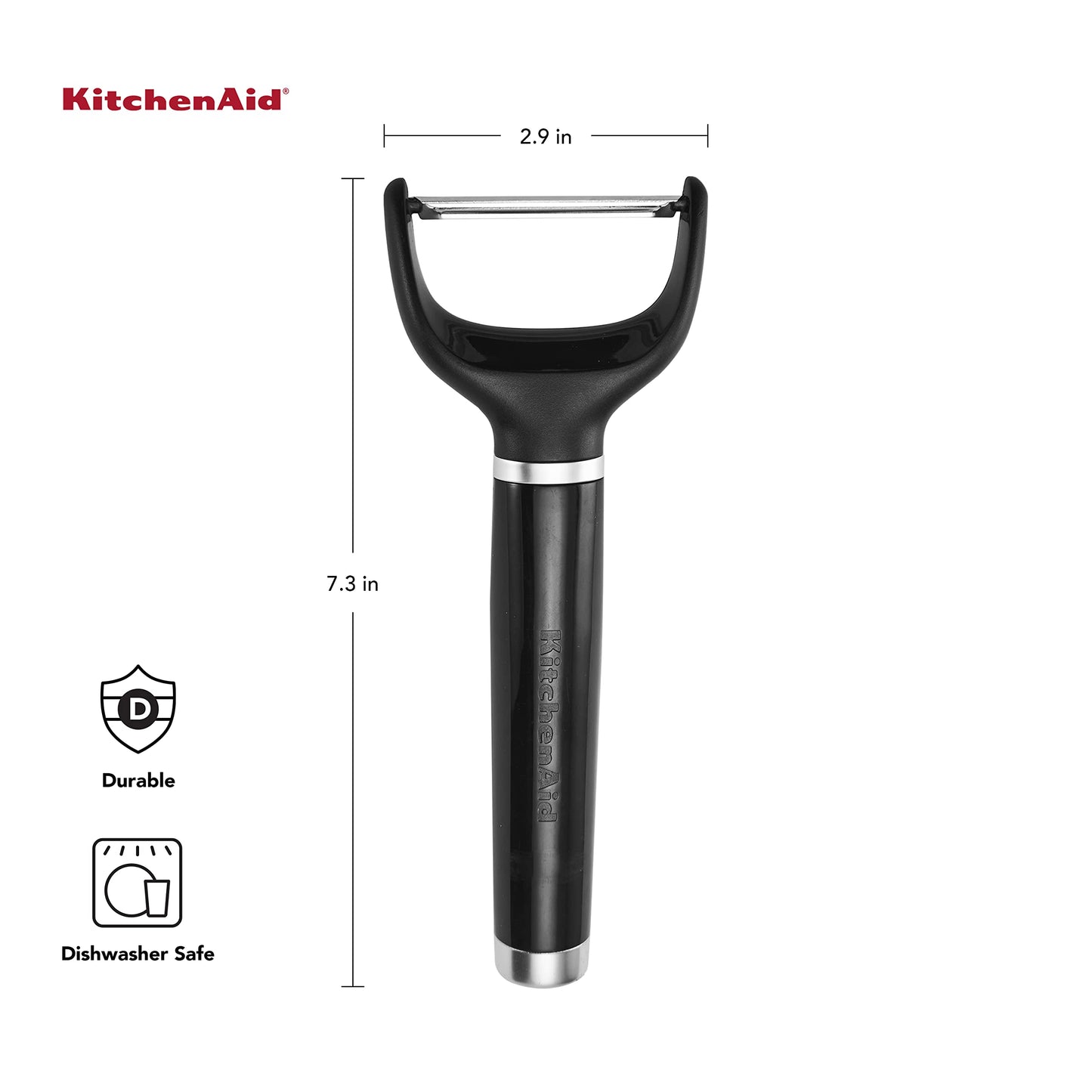 KitchenAid KE145OHOBA Classic Y Peeler, One Size, Black 2