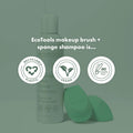 EcoTools Cleanser Shampoo for Makeup Brush/Sponge/Puffs, Remove Makeup & Impurities, Fragrance-Free, No Harsh Chemicals, Vegan & Cruelty-Free, 6 fl.oz./177 ml, 1 Count