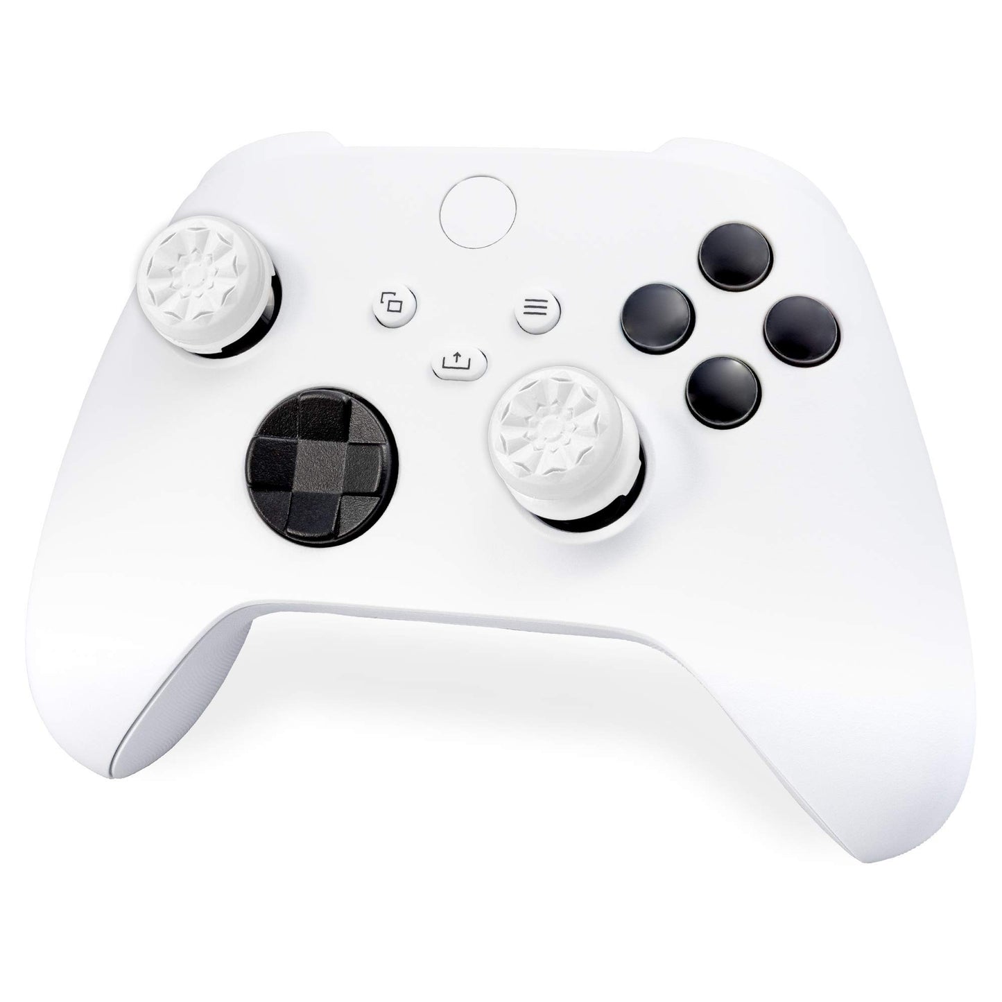 KontrolFreek FPS Freek Galaxy White for Xbox One and Xbox Series X Controller | Performance Thumbsticks | 1 High-Rise, 1 Mid-Rise | White