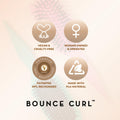 Bounce Curl Define EdgeLift Brush, 5-in-1 Tool for Effortlessly Defined Curls, Waves & Coils, Reduces Frizz - Tan