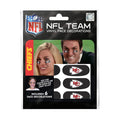 Pegatinas negras con el logo de los Kansas City Chiefs de la NFL