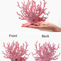 AnRui Aquarium Coral Ornament Resin Coral Reef Decor Artificial Aquarium Plants Landscape Fish Tank Accessories Decorations, Pink