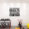 Wall Art Stickers, Teamwork Wall Decal, (Easy to Apply), Vinyl Wall Decor Art Quotes Inspirational Gym Garage Office Motivational Sports Workout Fitness Yoga Positive, You Can Have Results 18"X15"