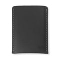 Porte-cartes minimaliste en cuir moderne, portefeuille minimaliste pour hommes et femmes, porte-cartes de crédit fin, petit porte-cartes de visite, portefeuille porte-cartes, portefeuille pour cartes avec poche avant - Protection complète (noir)