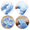 10 Pairs Exfoliating Gloves,Made of 100% Nylon,10 Colors Double Sided Exfoliating Gloves for Beauty Spa Massage Skin Shower Body Scrubber Bathing Accessories.