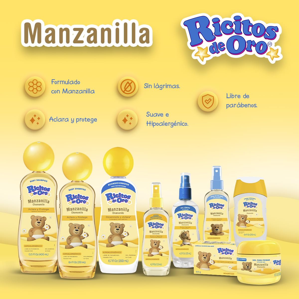 RICITOS ORO COLOGNE 100 ML