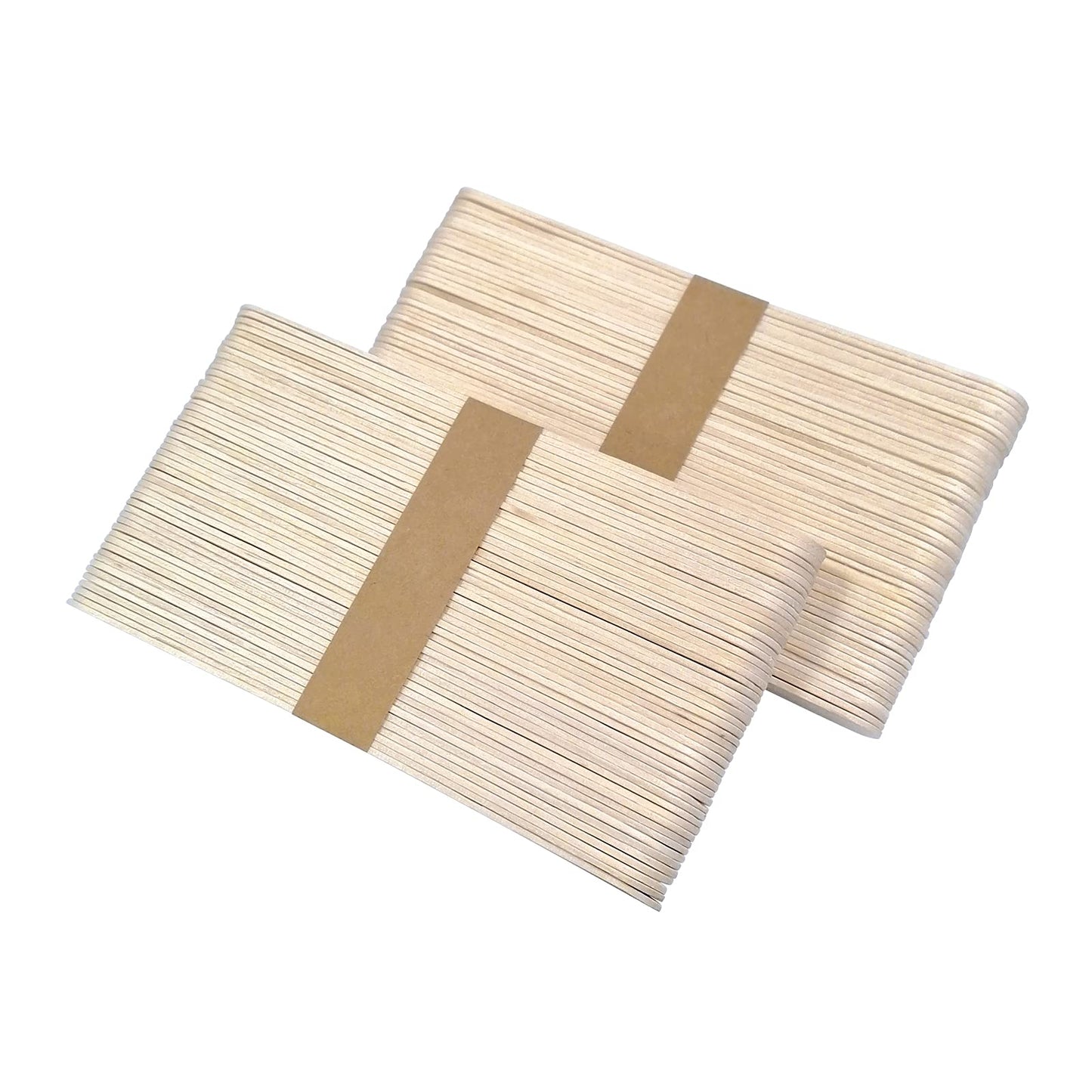 KTOJOY 100 palitos de madera gigantes para manualidades, palitos de helado de 6" de largo x 3/4" de ancho, para manualidades, proyectos de arte en el hogar y material para el aula