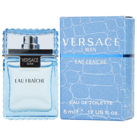 Versace Man Eau Fraiche Par Edt Splash (Mini) Pour Homme 5 Ml