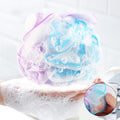 Chuya Bath Sponges Loofahs 70 Grams Large Size，4 Pack Shower Sponge Exfoliating Cleaning Bath Loofa Body Scrubber Balls for Women Men Children Washing