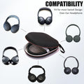 Ginsco 2024 New Hard Shell Shockproof Headphone Case for Over/On Ear Headphones, Headset Case Compatible with JBL Tune 520BT 510BT 720BT 660NC Sony CH520 Soundcore Q20 Q30 Q35 Q45 etc.