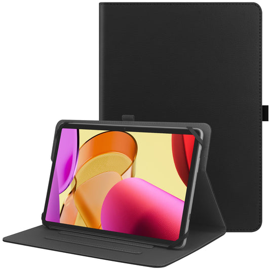 HGWALP Universal 9",9.7",10.1",10.2",10.5",10.9",11" Tablet Case,Protective Cover Stand Folio Case for 9-11 Inch Tablet,Tablet Case Cover with Pen Holder for iPad, Samsung, Other Tablet-Black