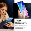 UniqueMe [2+2 Pack] Unique Me Compatible with Samsung Galaxy S10 Full Coverage Flexible TPU Screen Protector and Camera Lens Protector 【Not Fit for Samsung S10 Plus】