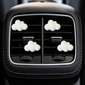 4 Pcs Cloud Air Vent Clips, Cute Cloud Car Air Fresheners Vents Clips Funny Car Diffuser Vent Clips Car Interior Decor Charm Cute Car Accessories Car Decoration for Women