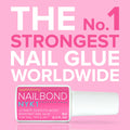 Super Strong Nail Glue for Press On Nails, Nail Tips & Acrylic Nails (8ml) NYK1 Nail Bond Brush On Nail Glue for Press Ons, Long Lasting Nail Glue for Acrylic Nails Fake Nails Tips Nail Glue