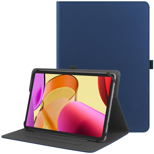 HGWALP Universal 9",9.7",10.1",10.2",10.5",10.9",11" Tablet Case,Protective Cover Stand Folio Case for 9-11 Inch Tablet,Tablet Case Cover with Pen Holder for iPad, Samsung, Other Tablet-Navy