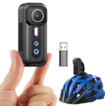 Caméra corporelle BOBLOV F5 4K, enregistrement vidéo de 150 minutes avec fonction WiFi, petite et compacte, livrée avec un support de casque, pour vous aider dans vos activités de cyclisme, de voyage et de plein air