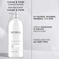 Nexxus Clean and Pure Conditioner, With ProteinFusion, Nourished Hair Care Silicone, Dye And Paraben Free 33.8 oz