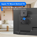 Soporte para Apple TV detrás del televisor, soporte para Apple TV para pared y parte posterior de televisores de todas las marcas y tamaños, compatible con todas las generaciones de Apple TV (incluidos todos los modelos de Apple TV 4K)