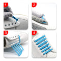 YIIOCCC No Tie Shoelaces for Kids and Adults Stretch Silicone Elastic No Tie Shoe Laces