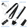 OUTXE Phone Lanyard - 4× Pads, 1× Adjustable Neck Strap, 1× Wrist Strap, Nylon Lanyard Compatible with All Smartphone