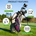 WUUCKOO Show How to Golf Printed Golf Towel, Funny Golf Towel for Golf Bag with Clip, Golf Accessories for Women, Xmas Birthday Gifts for Golfer Golf Lover, Golf Gifts for Lady, Ladies Golf Towel