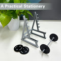 Squat Rack Pen Holder for Desk,Fun Desktop Accessories for Office,Augenster Barbell Rack Pen Holder Gym Theme Unique Organizer for Men,Home Mini Plastic Weight Rack Pencil Holders for Funny Gift