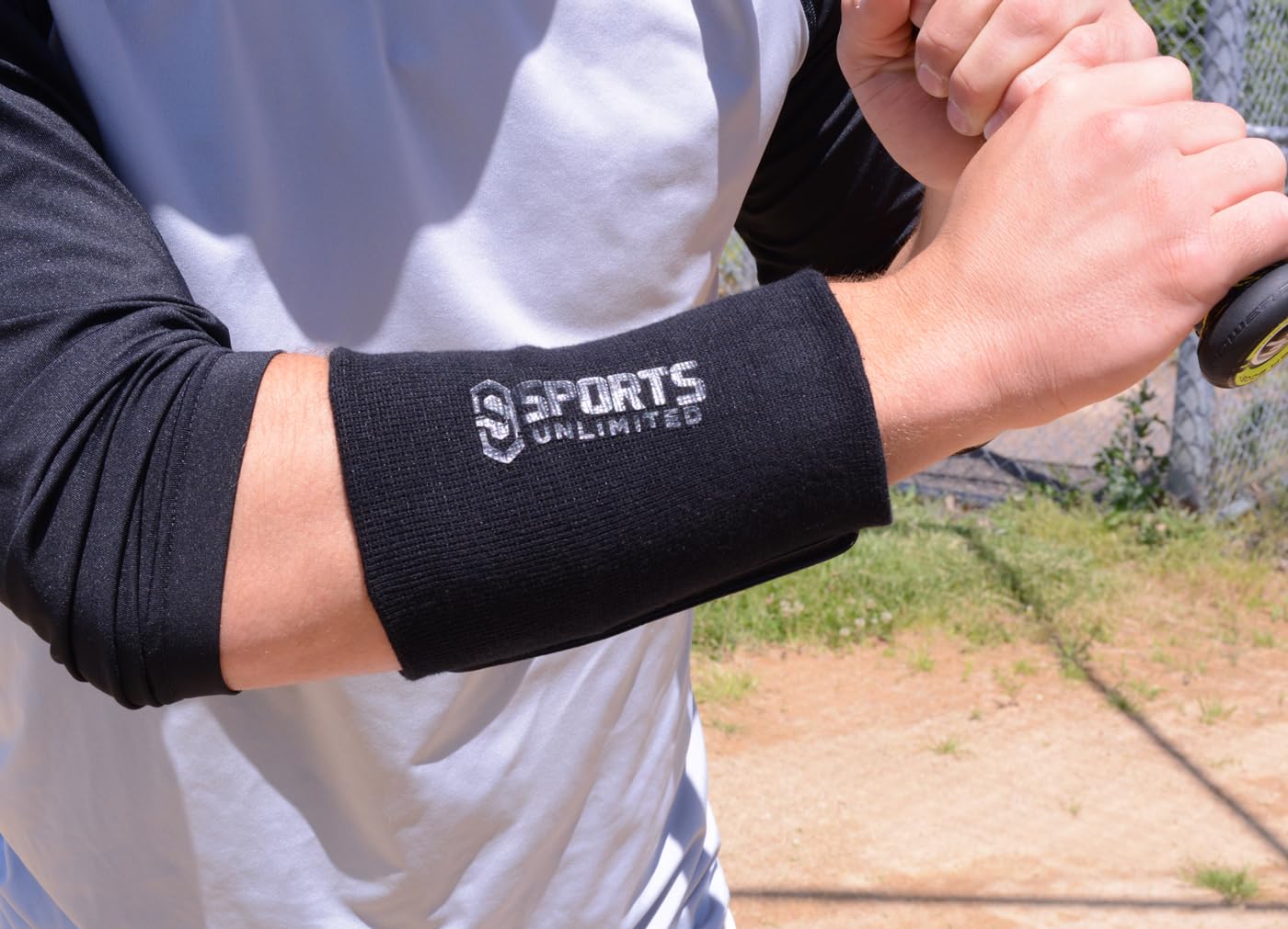 Sports Unlimited Adult Triple Wrist Coach (Single) for Football, Baseball, All Sports - Color Black